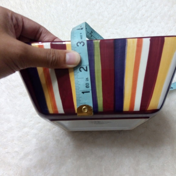 Pampered Chef Stripes Simple Additions Serving Dis - Picture 4 of 5